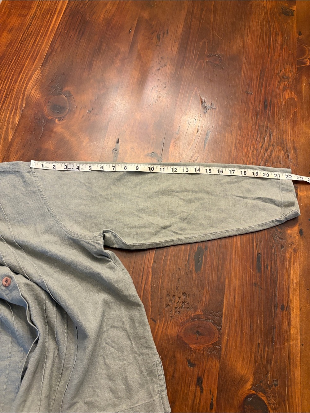 Vintage Erika & CO. Cotton/Linen Blend Top - Picture 7 of 7